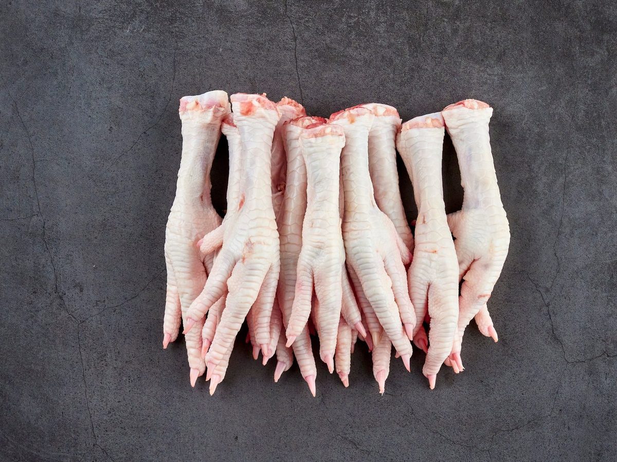 Gefroren Hähnchen Füße