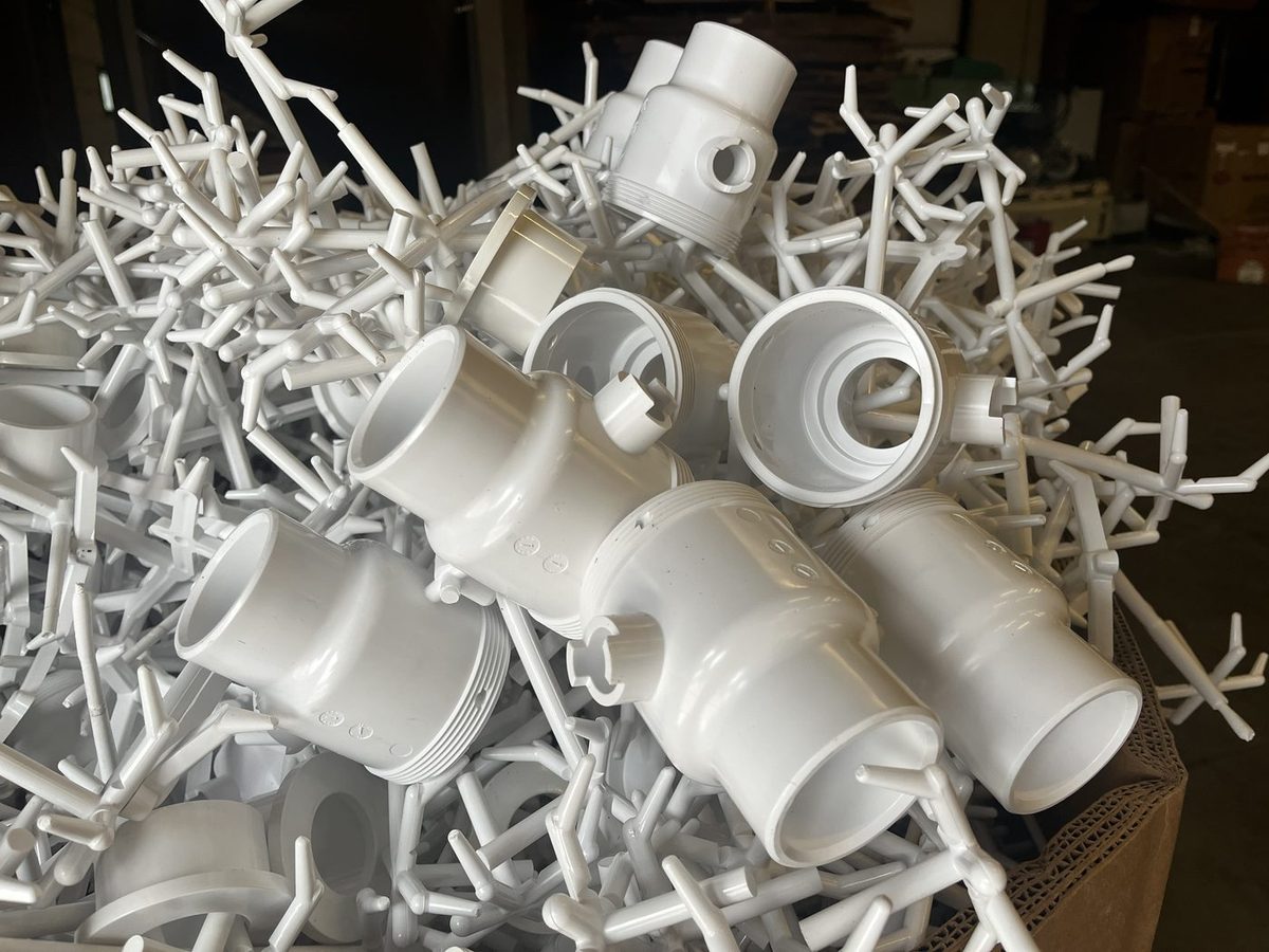 PVC Rohr Schrott